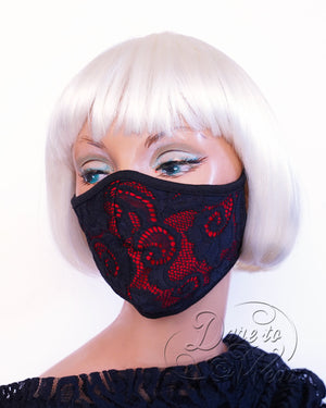 Dare Fashion Myriad Mask M01 Boudoir Victorian Gothic Cloth Face Cover