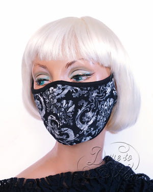 Dare Fashion Myriad Mask M01 Lamplight Victorian Gothic Cloth Face Cover