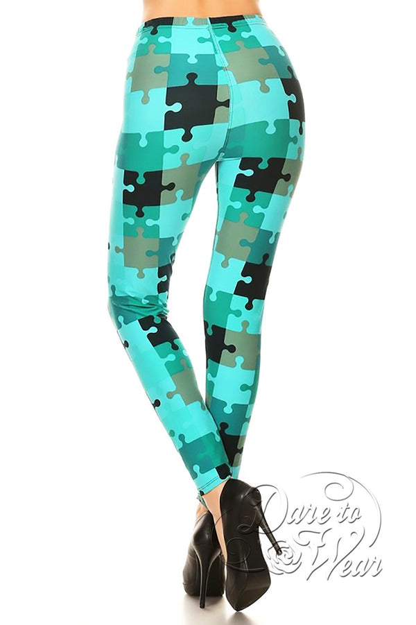 Peached Leggings in Checkmate  Chess Board Checkered Flag Tights - Dare  Fashion