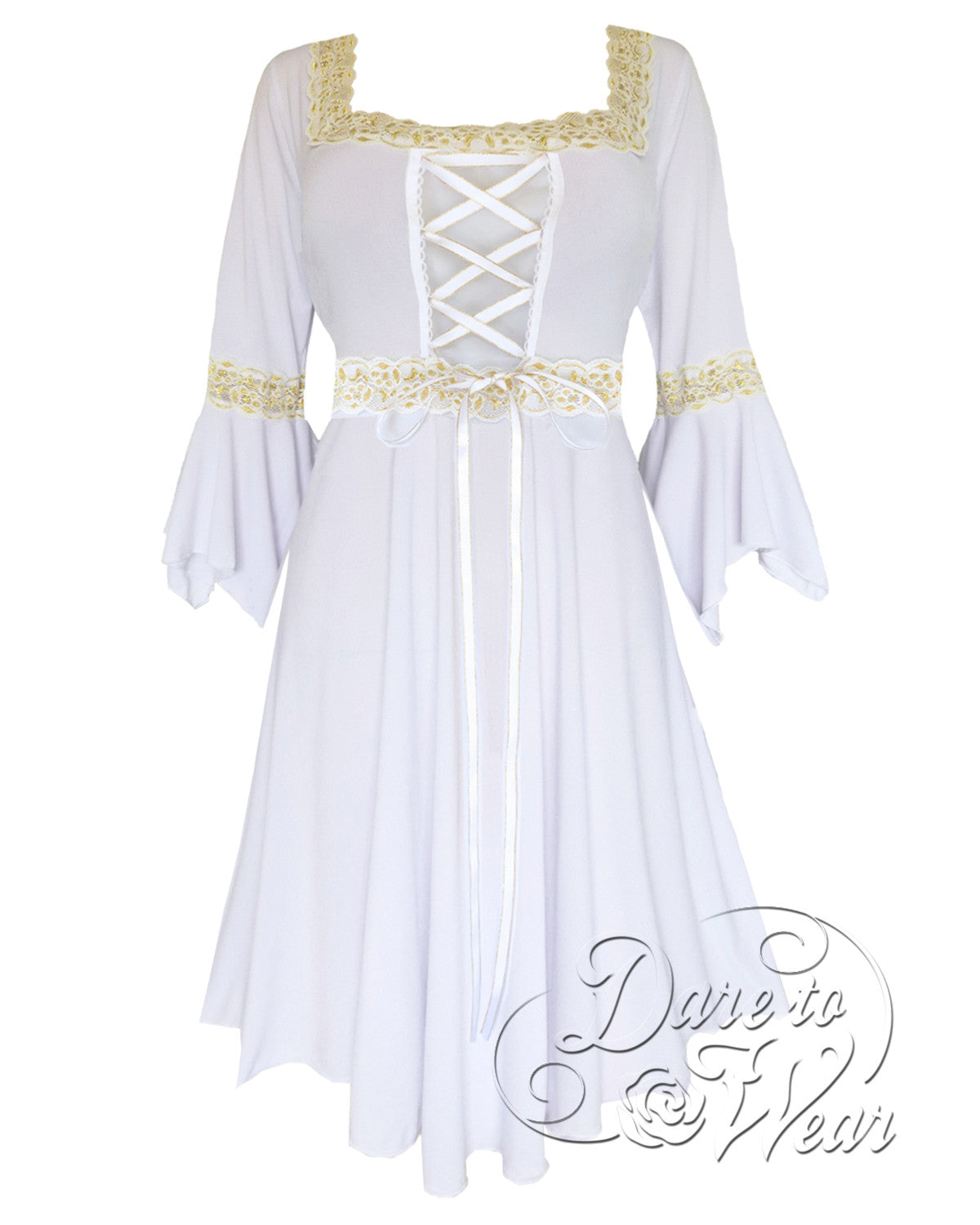 Renaissance in Athens | Greek Goddess Good Witch Corset Dress Renaissance in Athens | Greek Goddess Good Witch Corset Dress