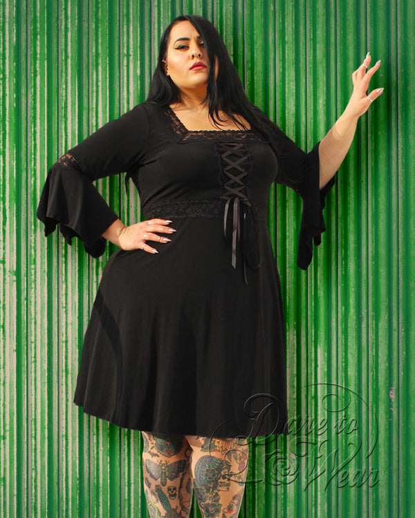 Victorian Gothic Dress Plus Size Victorian Clothing Black Dress