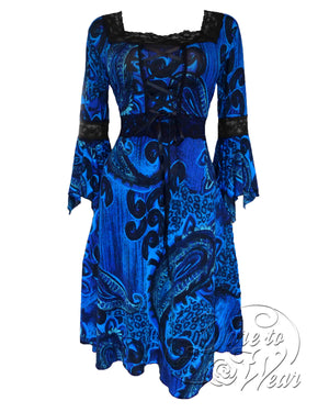 Dare Fashion Renaissance Dress D01 DeepSea Renaissance Gothic Witch Dress Gown