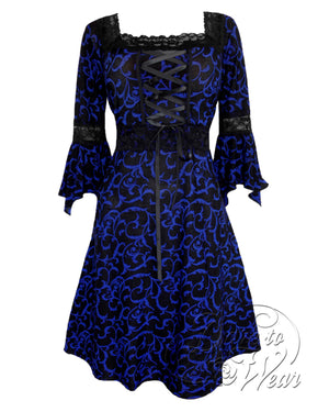 Dare Fashion Renaissance Dress D01 ParisByNight Renaissance Gothic Witch Dress Gown
