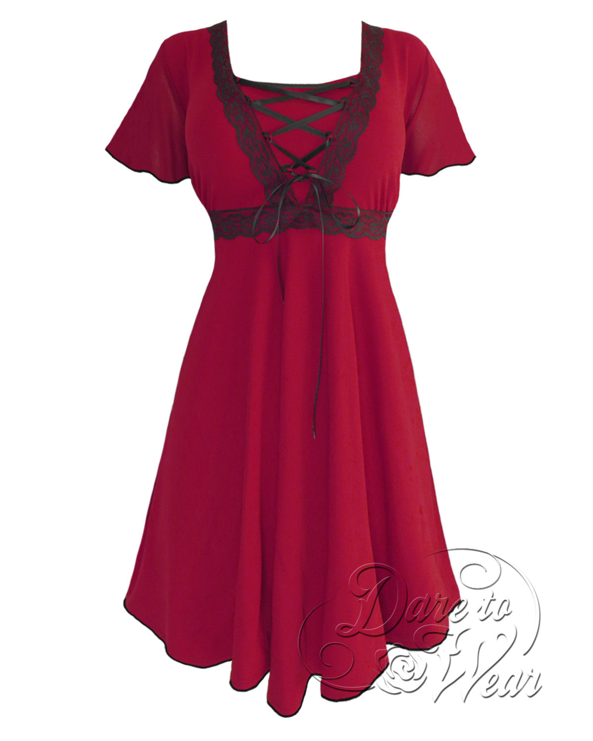 Angel Dress in Vermillion