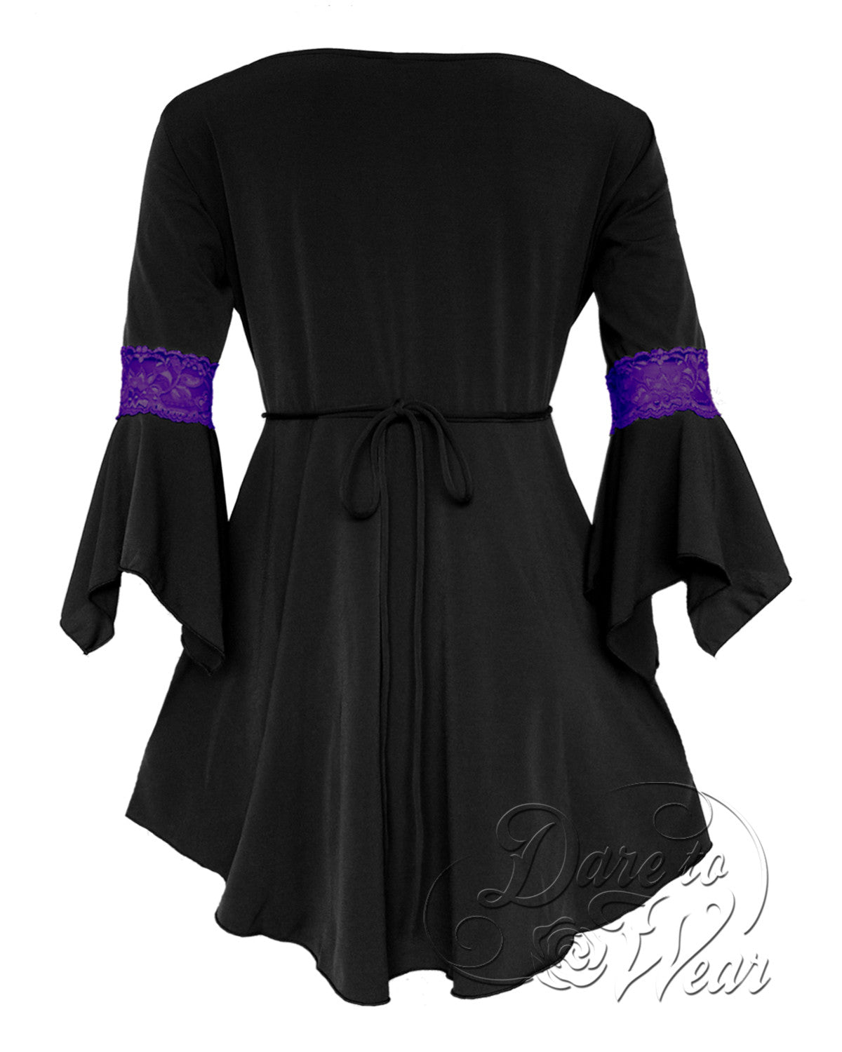 Regal Renaissance Revival: Enchanting Purple Gothic Corset Dress