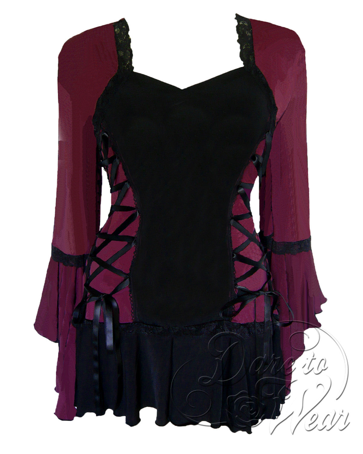 Made to Measure Burgundy Beauty Gothic Victorian Steampunk Corset