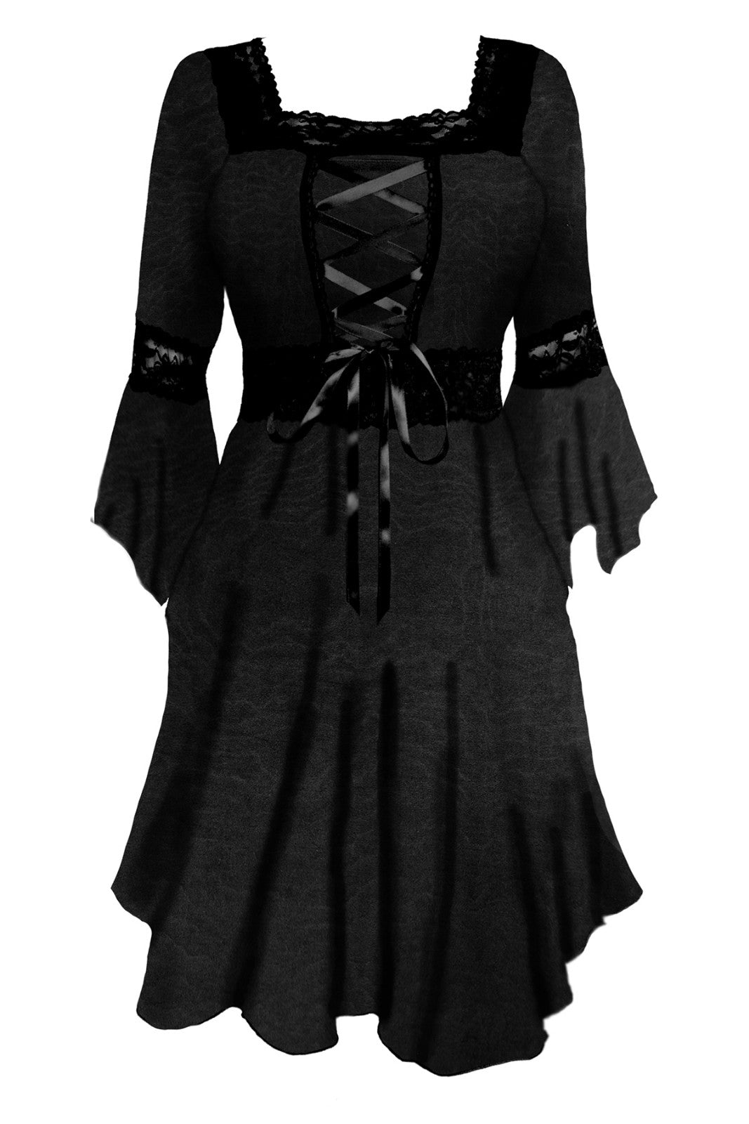Eternal Vampire Costume with Renaissance Dress, Black Rain - Dare