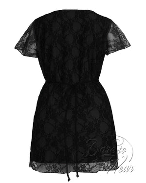 Dare Fashion Sweetheart Top S09 BlackB Victorian Gothic Corset Chemise